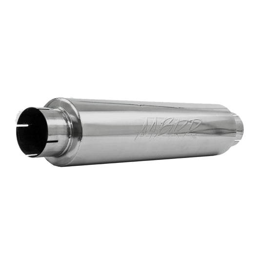 4" inlet/outlet Quiet tone muffler 24" body 6" diameter 30" overall T409-M1004S - Performance Mufflers Car Part People