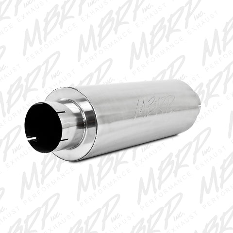 Quiet Tone Muffler; 5in. In/Out; 8in. Dia. Body; 31in. Overall; AL - M2220A