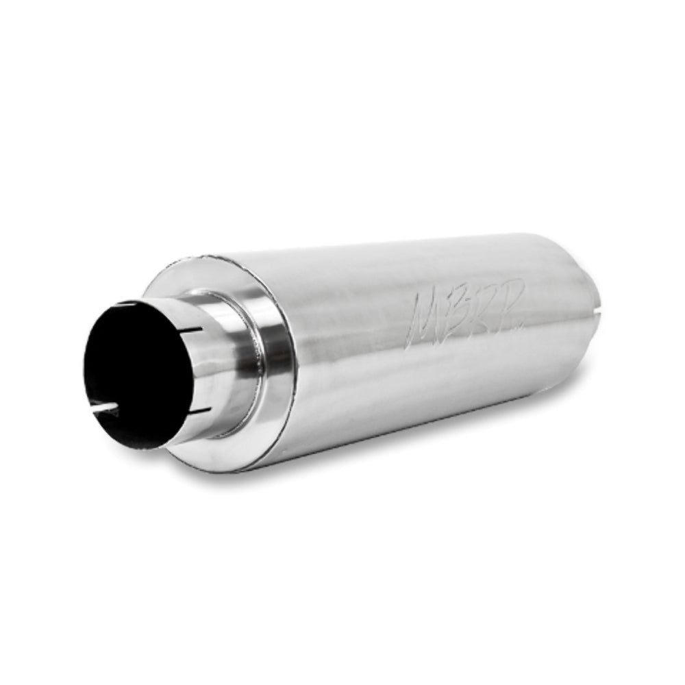 Quiet Tone Muffler; 5in. In/Out; 8in. Dia. Body; 31in. Overall; AL - M2220A