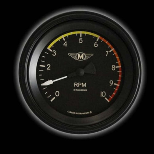 Moal Bomber 3 3/8" Tachometer MA10BLF