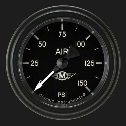 Moal Bomber 2 1/8" Air Pressure Gauge MA118BLF