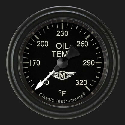 Moal Bomber 2 1/8" Oil Temperature Gauge MA128BLF
