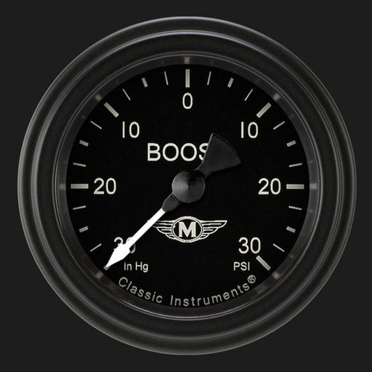 Moal Bomber 2 1/8" Boost/Vac Gauge MA141BLF