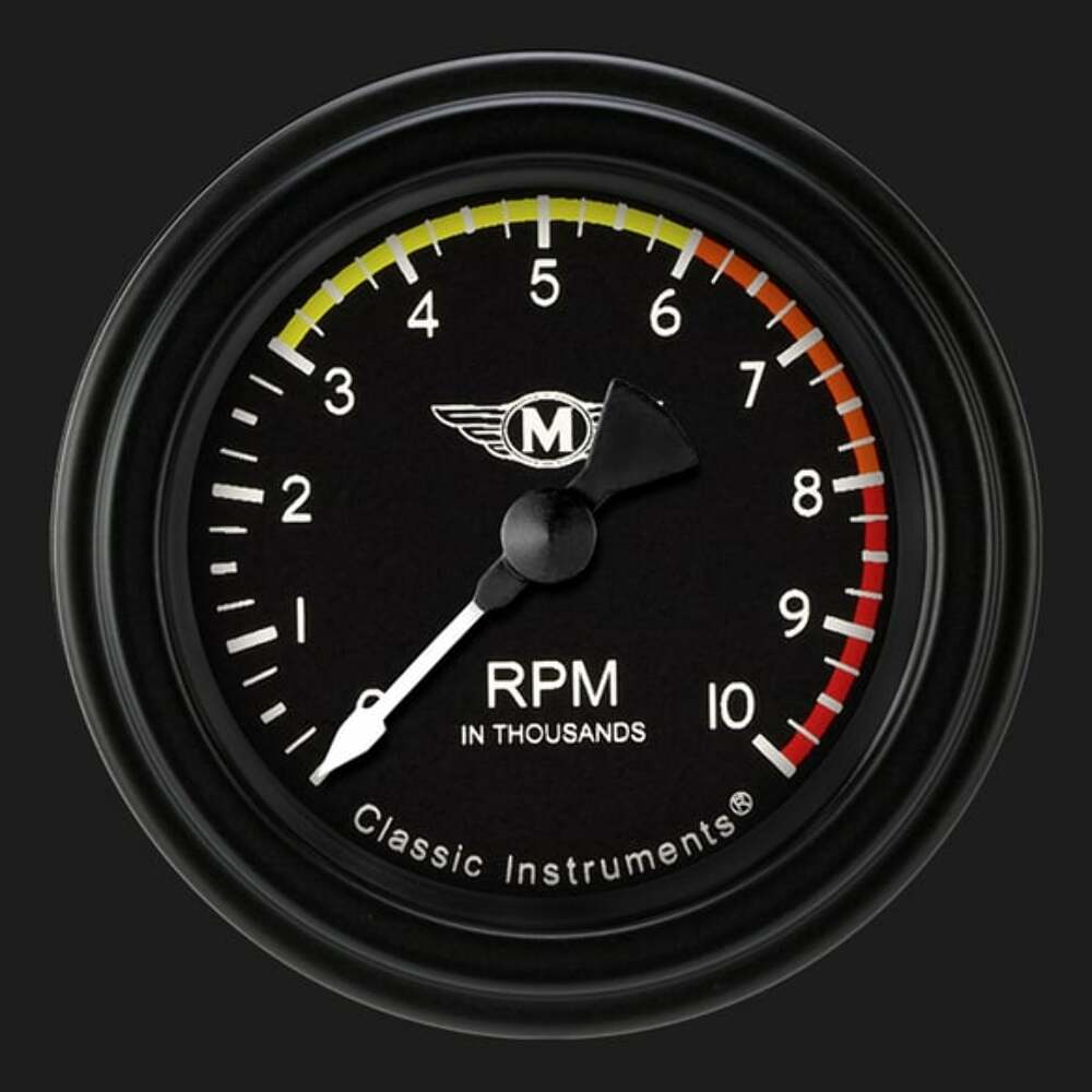 Moal Bomber 2 1/8" Tachometer MA183BLF