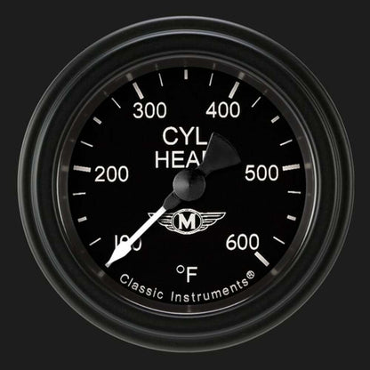 Moal Bomber 2 1/8" Cylinder Head Temp. Gauge MA197BLF