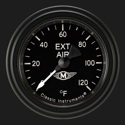 Moal Bomber 2 1/8" Outside Air Temp. Gauge MA199BLF