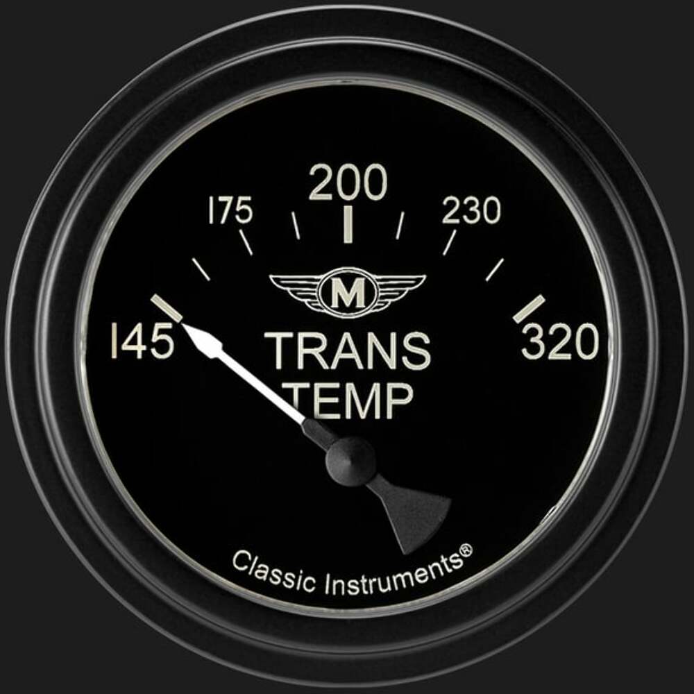 Moal Bomber 2 5/8" Transmission Temperature Gauge MA227BLF