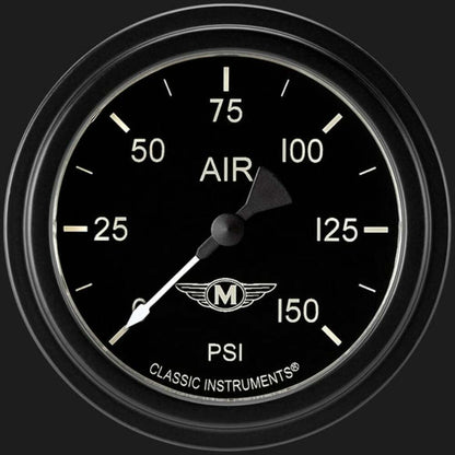 Moal Bomber 2 5/8" Air Pressure Gauge MA318BLF