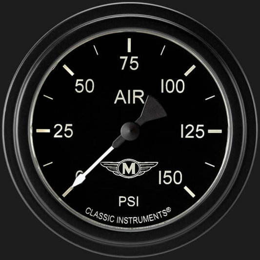 Moal Bomber 2 5/8" Air Pressure Gauge MA318BLF