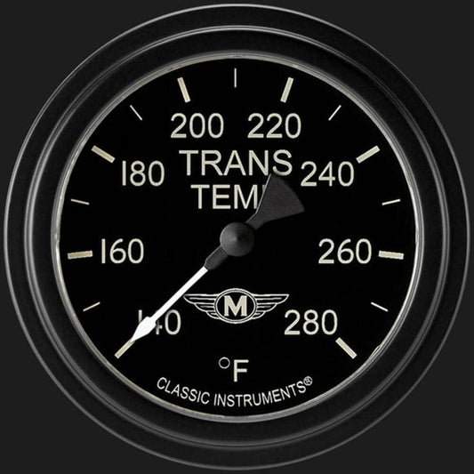Moal Bomber 2 5/8" Transmission Temperature Gauge MA327BLF