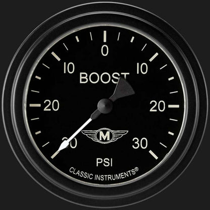 Moal Bomber 2 5/8" Boost/Vac Gauge MA341BLF