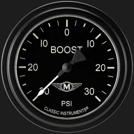 Moal Bomber 2 5/8" Boost/Vac Gauge MA341BLF