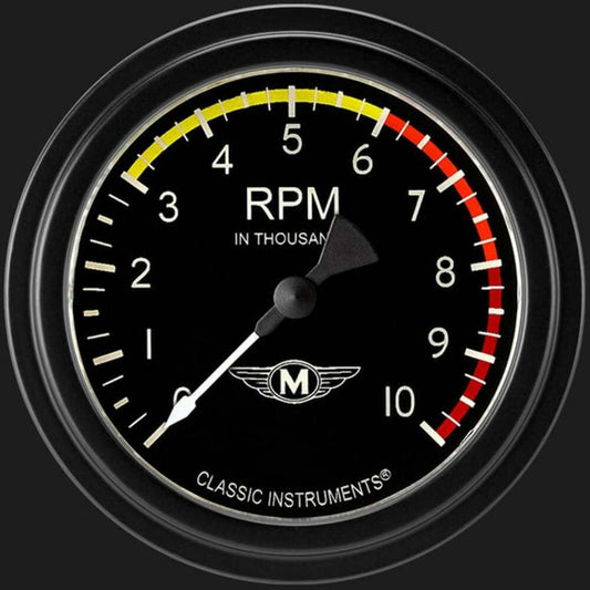 Moal Bomber 2 5/8" Tachometer MA383BLF