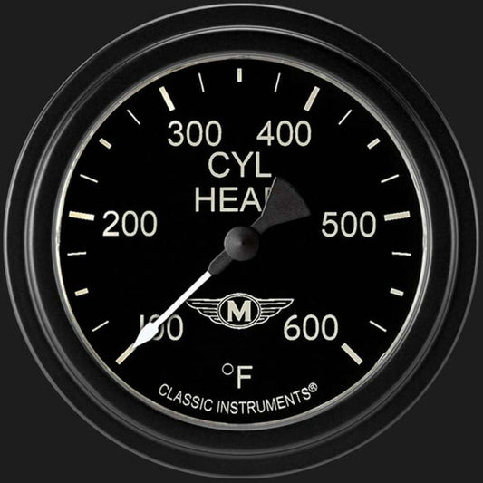 Moal Bomber 2 5/8" Cylinder Head Temp. Gauge MA397BLF