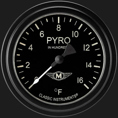 Moal Bomber 2 5/8" Exhaust Gas Temp. Gauge MA398BLF