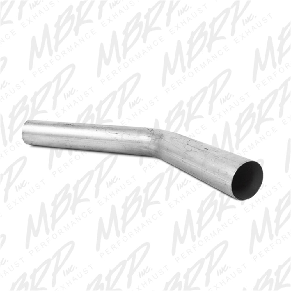 4in.-45deg. Bend; 12in. legs; AL - MB2016 - Tailpipe Car Part People