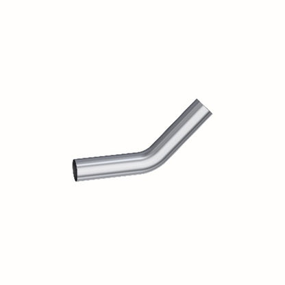 4in.-45deg. Bend; 12in. legs; AL - MB2016 - Tailpipe Car Part People