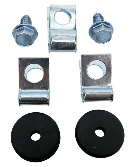 Fits 1964 - 1966 Ford Mustang Front Brake Line Clip Set MBC001