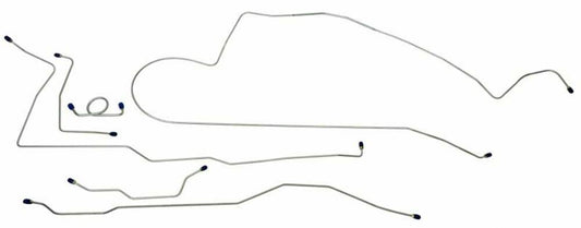 Fits 1966 Ford Mustang Complete Brake Line Set MBLK02