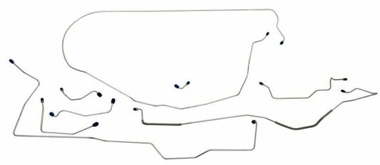 Fits 1967 Ford Mustang Complete Brake Line Set MBLK18