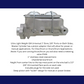 Fits GM Universal Aluminum Master Cylinder 3/8" Ports - Master Cylinders and Parts Car Part People