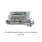 Fits GM Universal Aluminum Chrome Master Cylinder MC1321ACHFT - Master Cylinders and Parts Car Part People