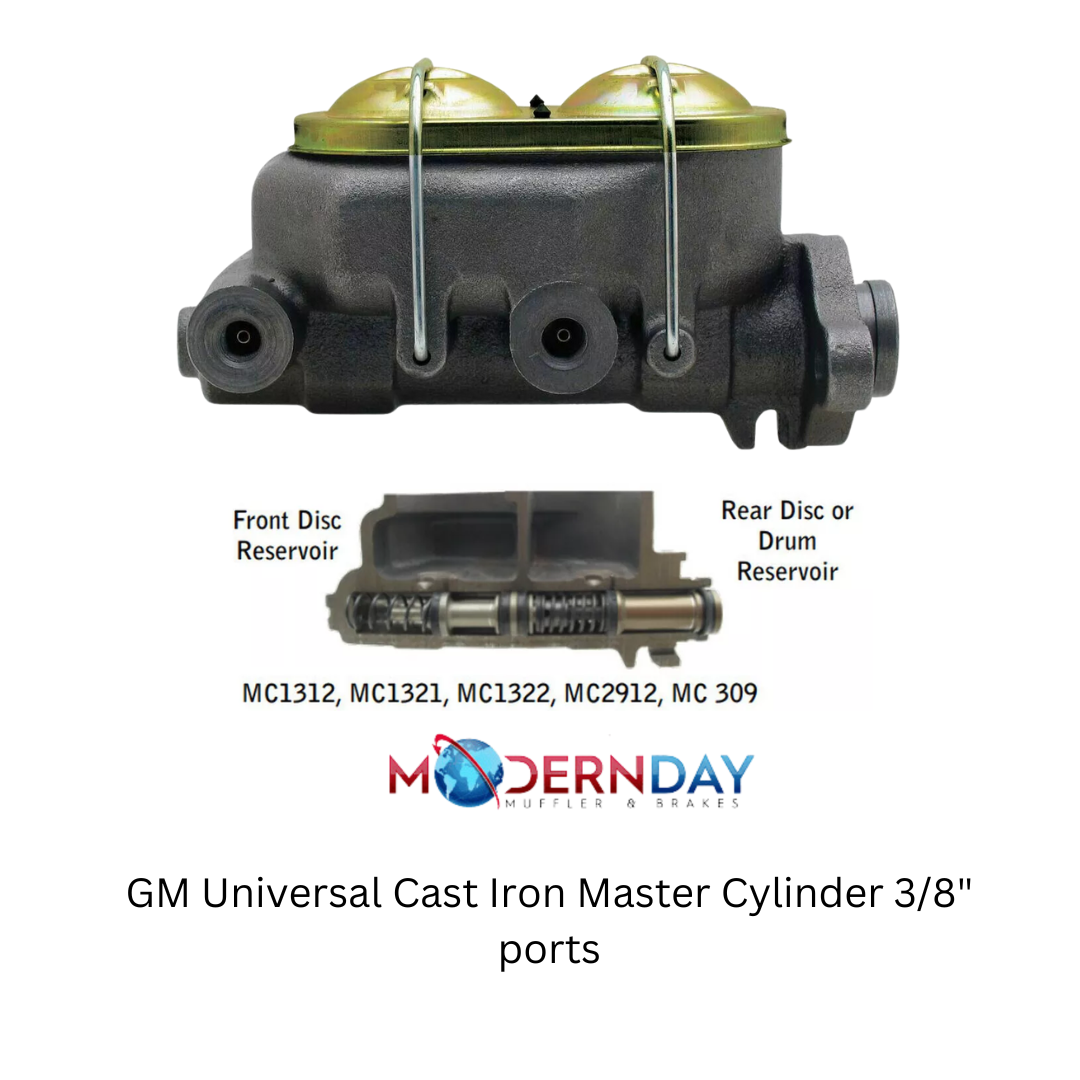 Fits GM Universal Cast Iron Master Cylinder 3/8" ports MC1322H - Master Cylinders and Parts Car Part People