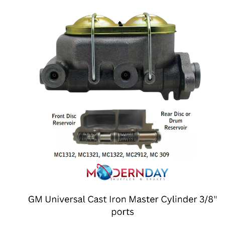 Fits GM Universal Cast Iron Master Cylinder 3/8" ports MC1322H
