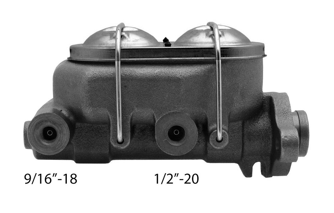Fits GM Universal Cast Iron Master Cylinder 1-1/8" Bore MC2912H - Master Cylinders and Parts Car Part People