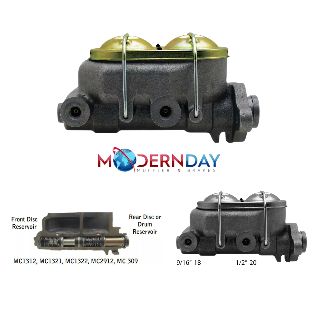 Fits GM Universal Cast Iron Master Cylinder 1-1/8" Bore MC2912H - Master Cylinders and Parts Car Part People