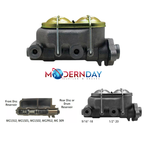 Fits GM Universal Cast Iron Master Cylinder 1-1/8" Bore MC2912H