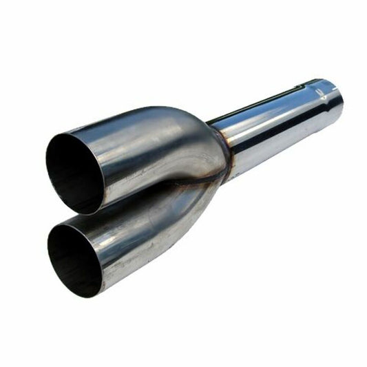 Dual Muffler Pipe 4in. Inlet/Outlet 27.5in. Overall; T409 - MDDS927 - Performance Mufflers Car Part People