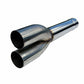Dual Muffler  Pipe 4in. Inlet/Outlet 27.5in. Overall; T409 - MDDS927