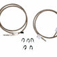 2004-10 Chevrolet Silverado Fuel line Quick Fix Braided Lines Ext Cab MDFF0002SS
