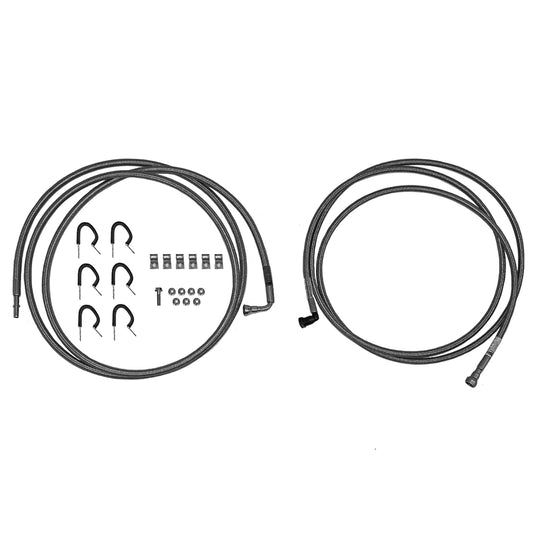 2005-2009 Chevrolet Equinox 3.4L Quick Fix Complete Fuel Line Kit, Stainless - MDFF0023SS - Quick Fix Fuel Lines Car Part People