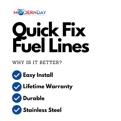 2005-2009 Chevrolet Equinox 3.4L Quick Fix Complete Fuel Line Kit Stainless MDFF0023SS