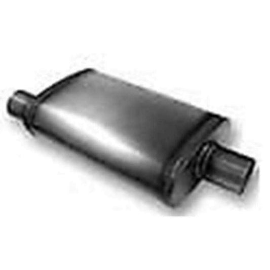 Jones Exhaust MF1226 - Universal Max Flow Oval Muffler 4 x 9 x 14 2.5 In/Out - Performance Mufflers Car Part People
