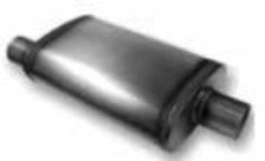 Jones Exhaust MF2590 Max Flow Muffler Center In, Dual Out - Performance Mufflers Car Part People