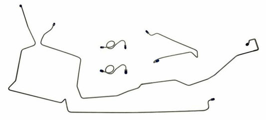 Fits 1987-1993 Ford Mustang Front Brake Line Set MFB102