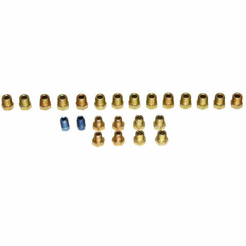 Fits 99-06 Full Size GM Truck & SUV Brake Tube Fitting Kit; 24 count-MFS0001