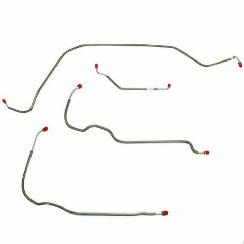 1971-72 Chevrolet Monte Carlo Front Brake Line Kit Power Disc Brakes - MKT7101SS