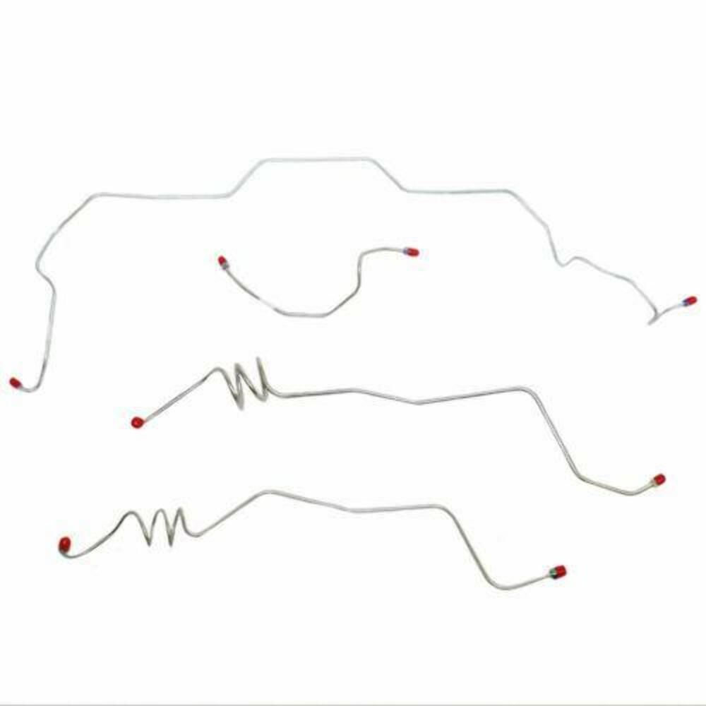 1978-80 Chevrolet Monte Carlo Front Brake Line Kit with Power Brakes - MKT7801OM - Front Lines Car Part People