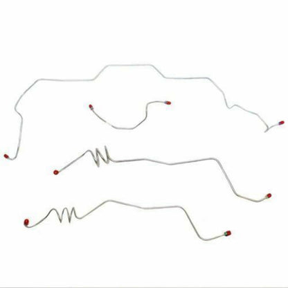 1978-80 Chevrolet Monte Carlo Front Brake Line Kit with Power Brakes - MKT7801SS - Front Lines Car Part People