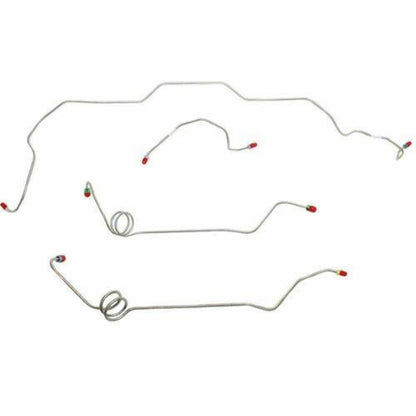 1981-88 Chevrolet Monte Carlo Front Brake Line Kit with Power Brakes - MKT8101SS - Front Lines Car Part People