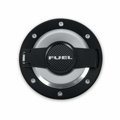 Fuel Door Assembly Aluminum Blck fits Dodge Challenger 2008-2020 Drake MO-210001