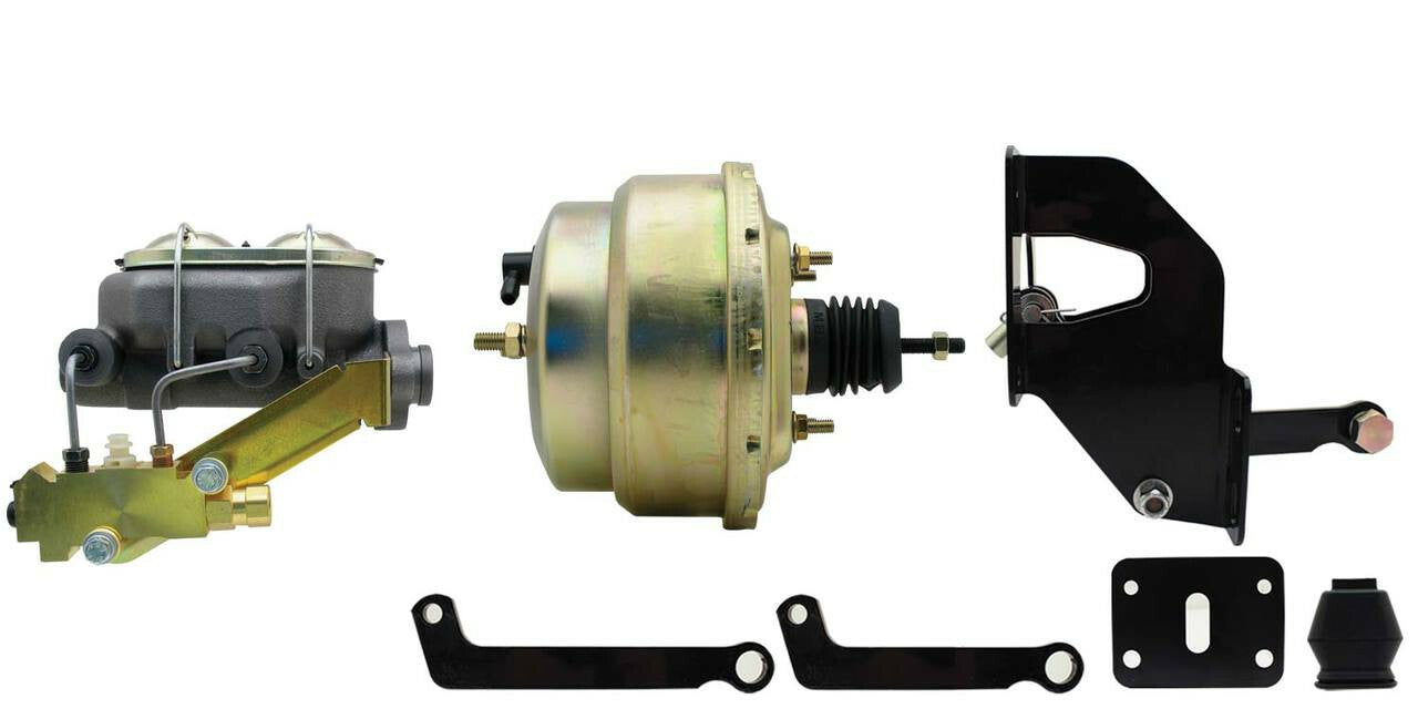 Fits 1962-1974 MOPAR A, B, & E Body 8" Dual Zinc Power Brake Unit MP-202 - Brake Kits Car Part People