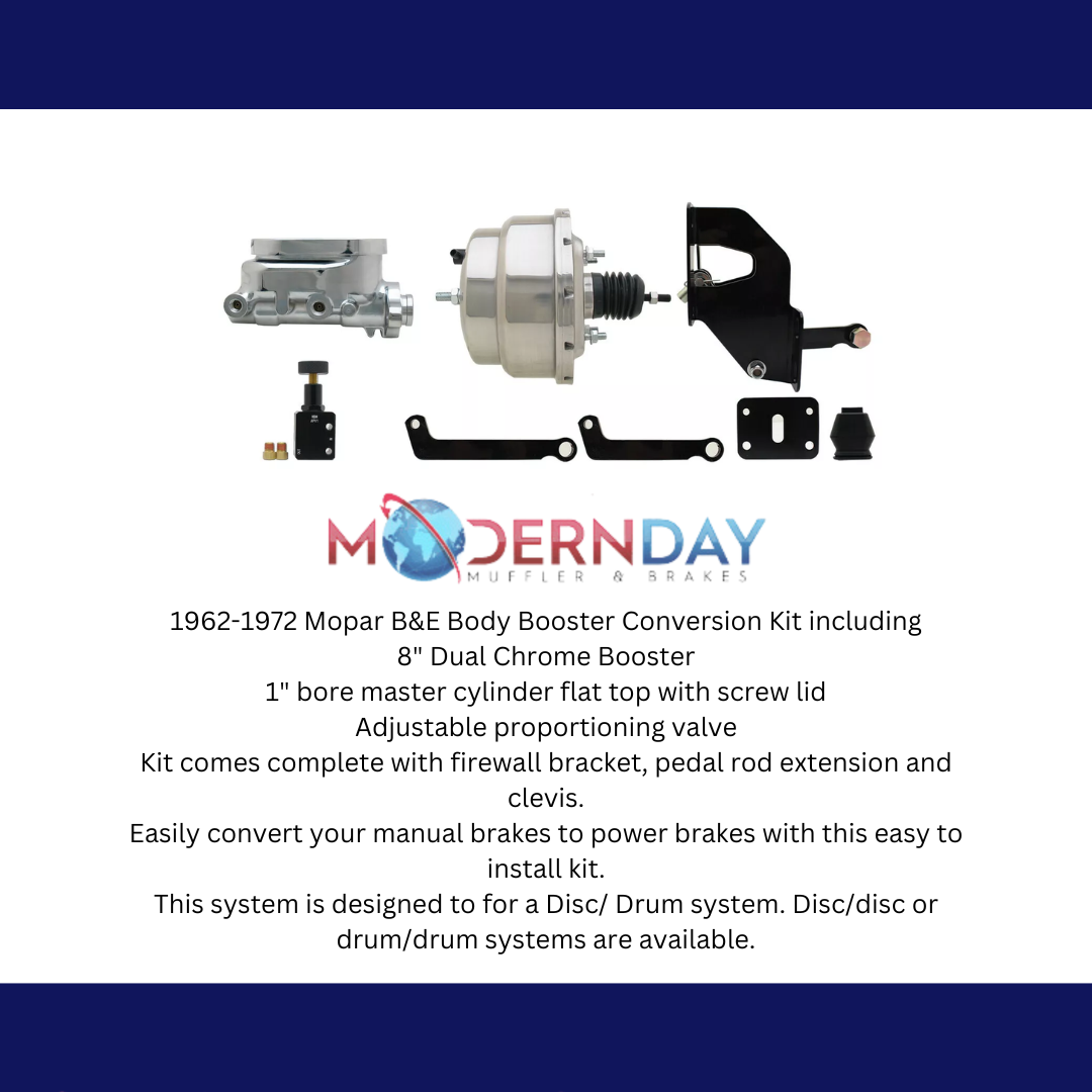 Fits Mopar B&E Booster Conversion Kit MP-313 - Master Cylinders and Parts Car Part People