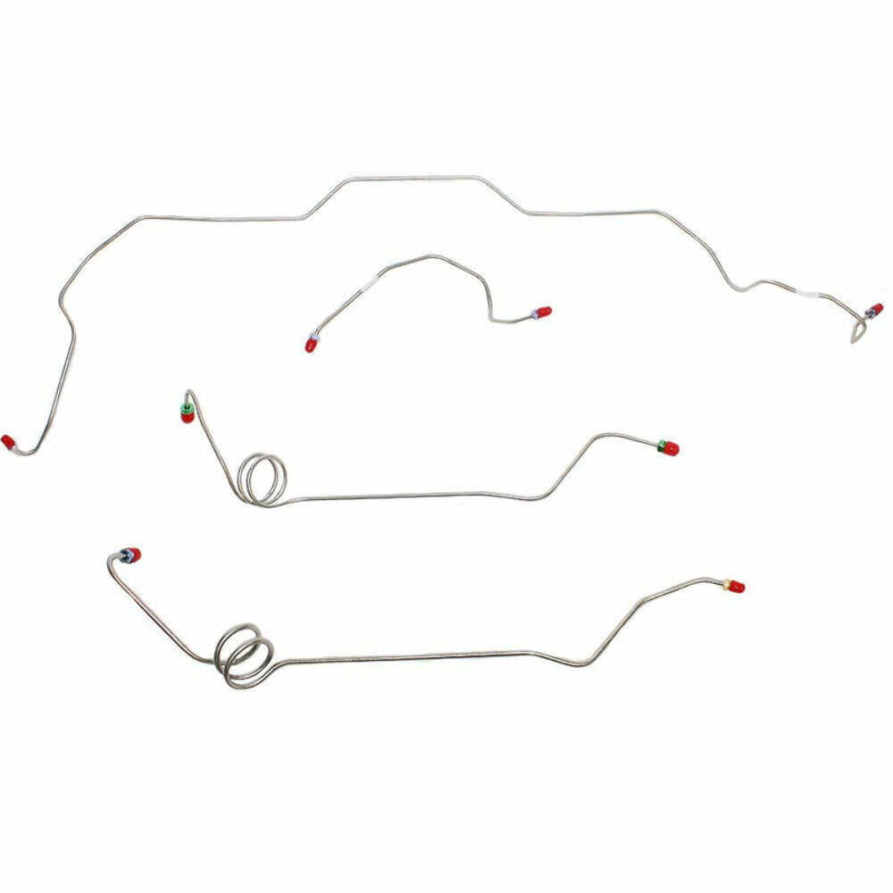 Fits 67-69 Camaro/Firebird Disc Conversion Brake Line Kit; Steel-MPF003OM - Brake Kits Car Part People