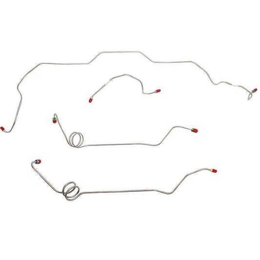 68-69 Nova Conversion, 2pc F/R; Steel; Fine Lines MPF004OM - Brake Hoses Car Part People