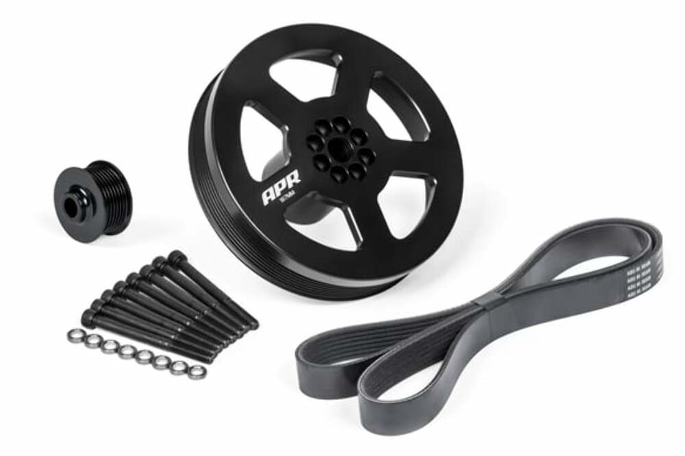 APR 3.0 TFSI Supercharger Drive and Crank Pulley with Belt (Press on) - MS100184